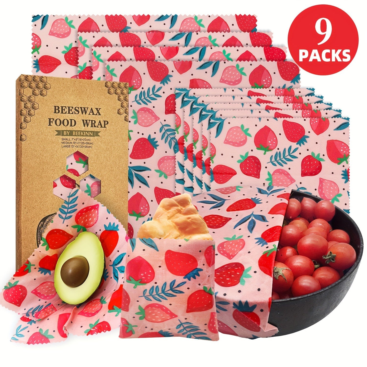 Asal mum to'quv qoplami 9 ta qayta ishlatiladigan ekologik toza kvadrat oshxona qoplami