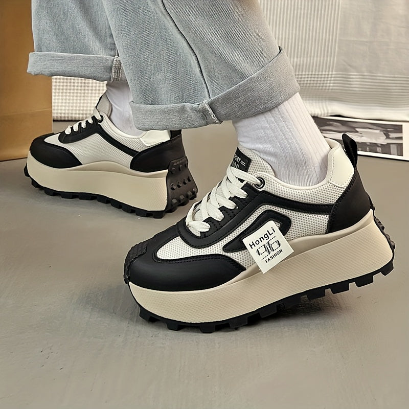 Women's Casual Sneakers Breathable Fabric Low Top Athletic Shoes