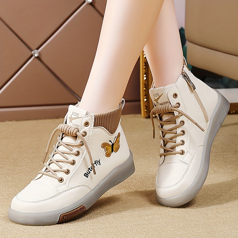 Women's Casual Ankle Boots Leather Versatile Comfortable