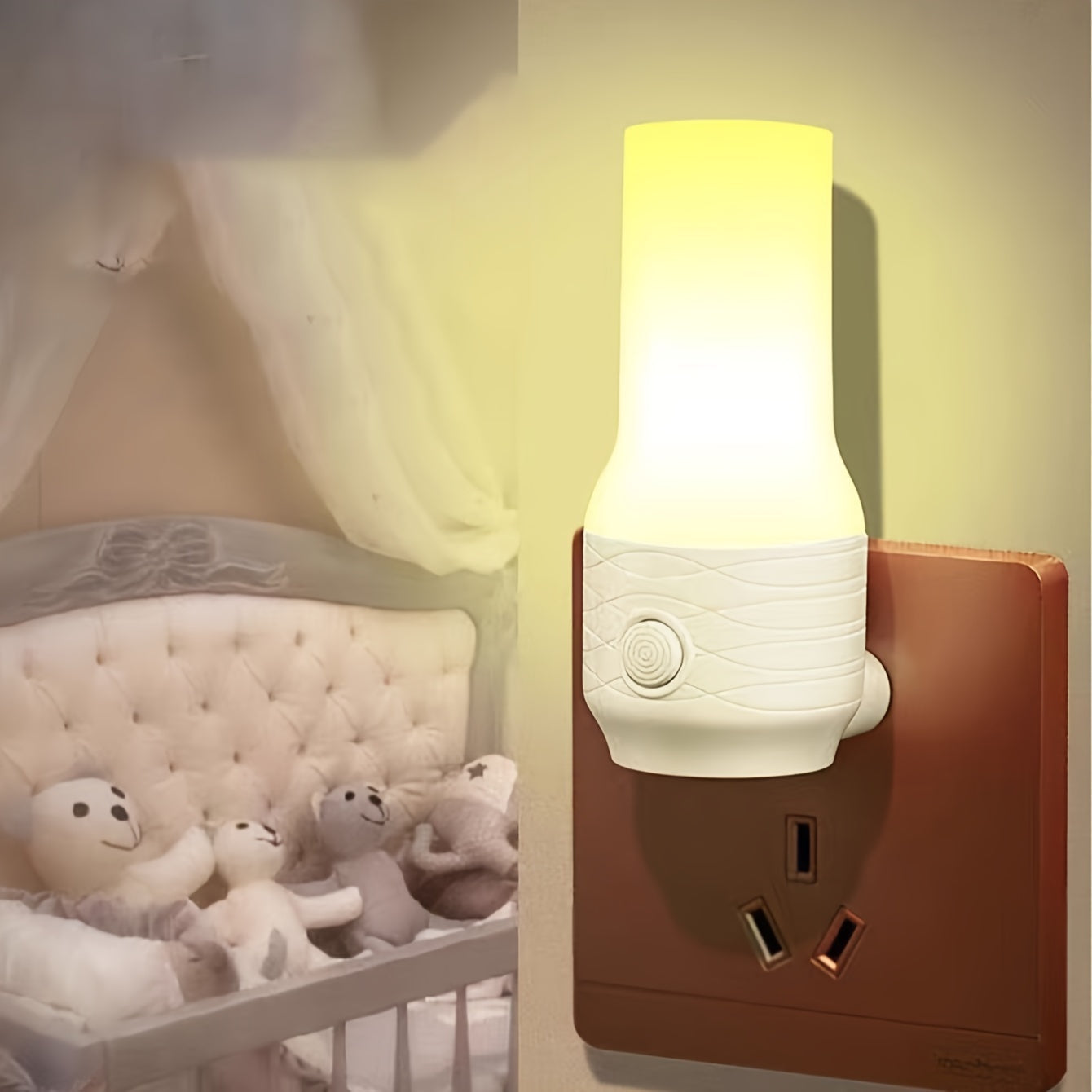 Yotoqxona yoki yashash xonasi uchun issiq yorug'lik LED tun yoritgichi