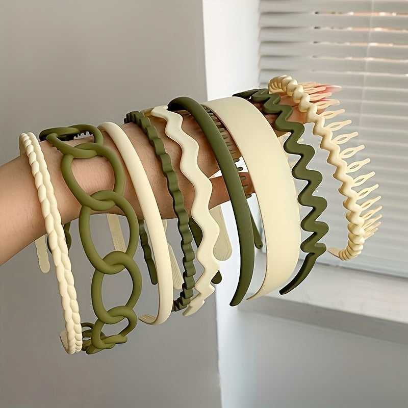 Frosted Hair Hoop for Men Non-Slip Headwear for Washing Face Stylish Accessory