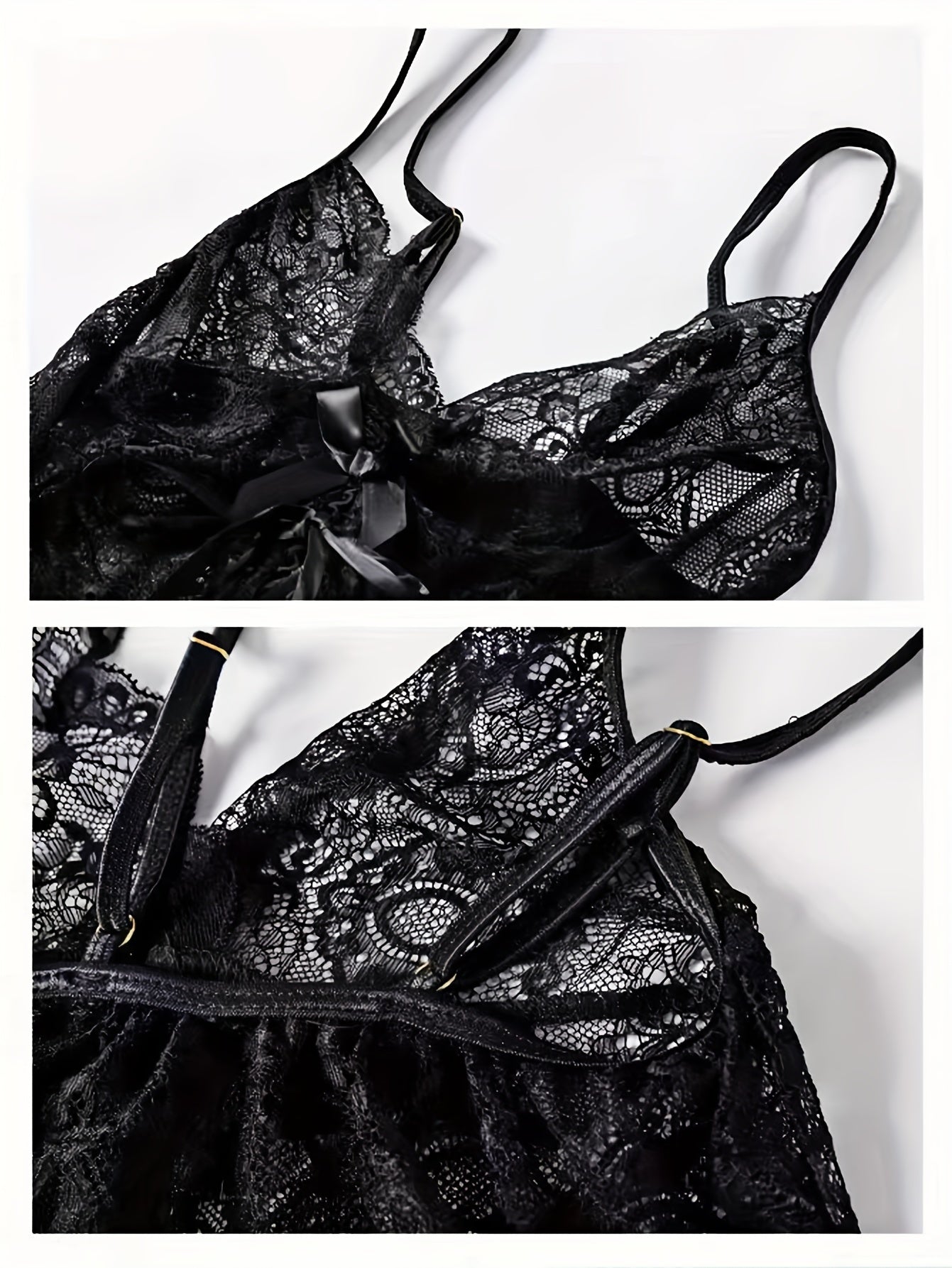 Chic Lace Jacquard Korset Bodysuit, Polyester va Elastane aralashmasidan tayyorlangan, Trikotaj mato, Lash tafsiloti va Lace Jacquard dizayni bilan ayollar uchun dam olish kiyimlari.