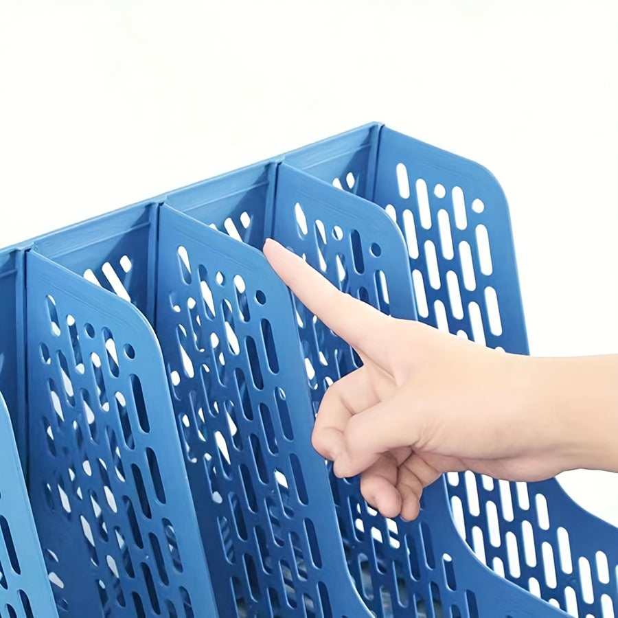 Desktop File Organizer for A4 Files Plastic Office Desk Storage Box