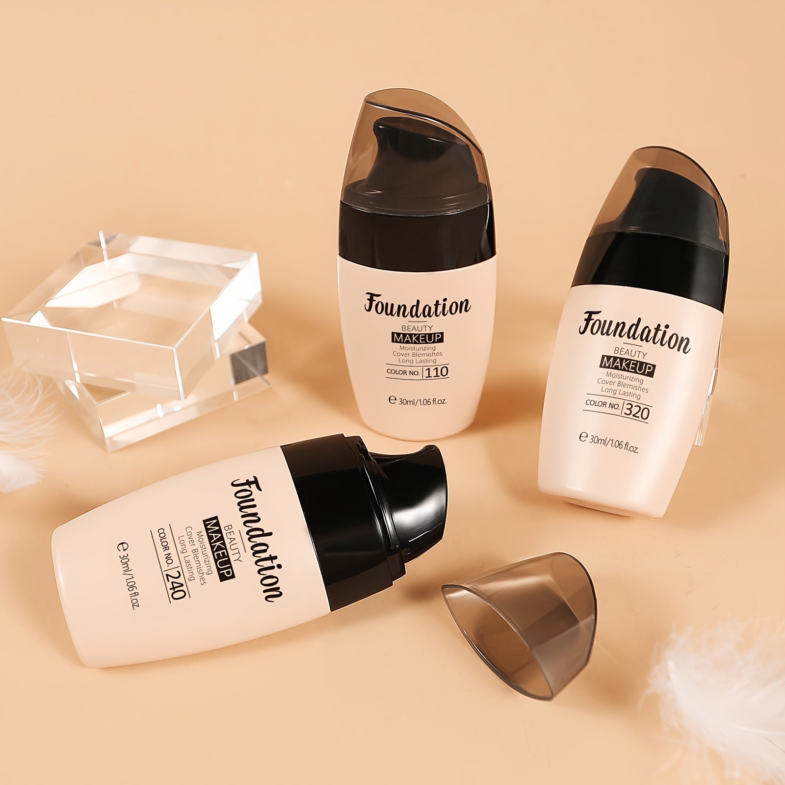 Women Liquid Foundation Moisturizing Concealer 30ml Multiple Colors