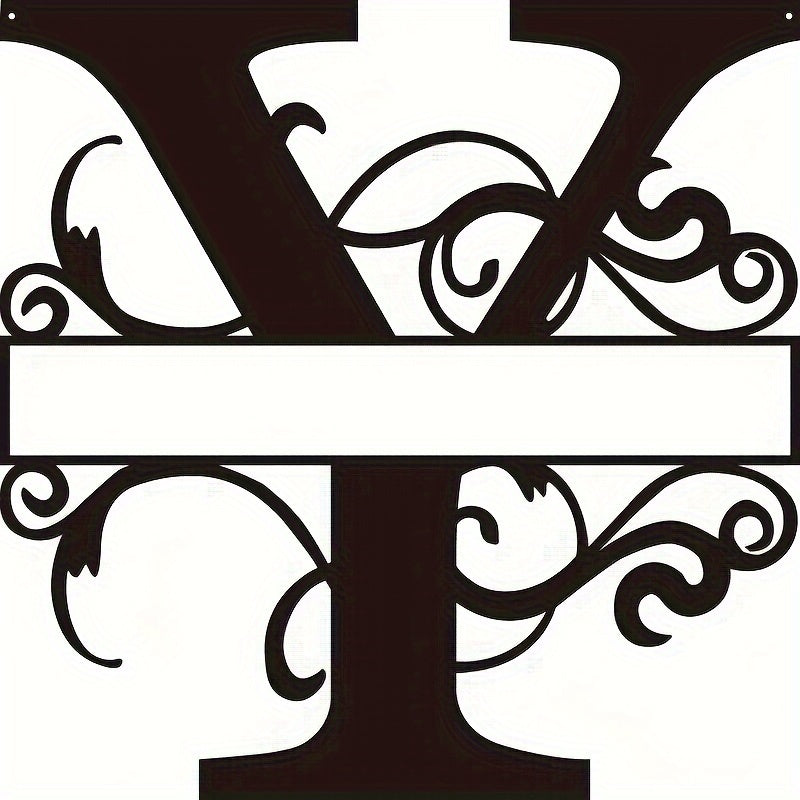 Personalized Metal Family Name Sign Wall Art for Front Entrance or Housewarming Gift