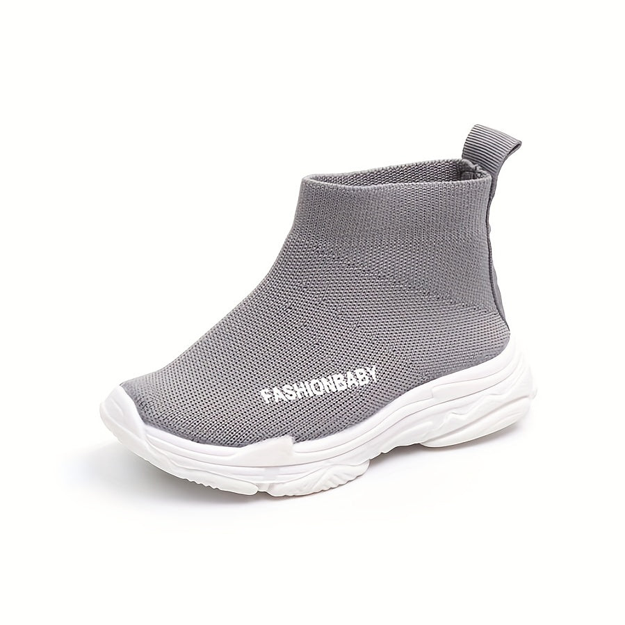 Girls Breathable Ankle Boots Non-Slip Platform Shoes for Spring and Autumn