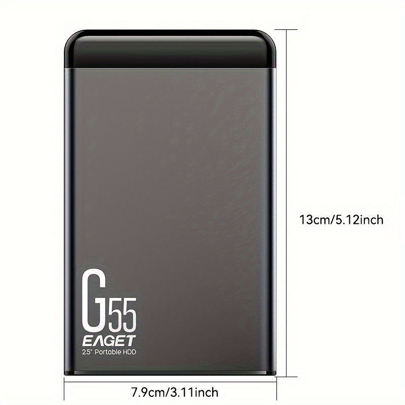 6.35cm Portable External Hard Drive 500GB 1TB USB 3.0 Metal Enclosure for PC MacBook PS4 Xbox Smart TV