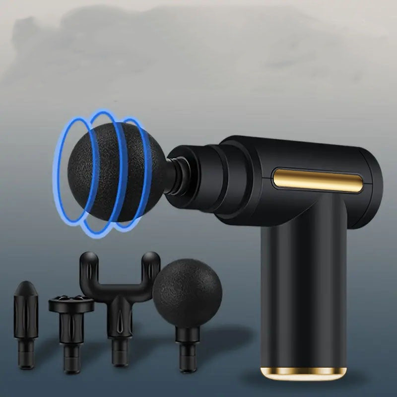 Portativ Massaj Qurollarini yangilang, barcha tana mushaklari uchun ideal bo'lgan ko'p funksiyali mushak massajchisi, oilaga sovg'a berish uchun ajoyib.