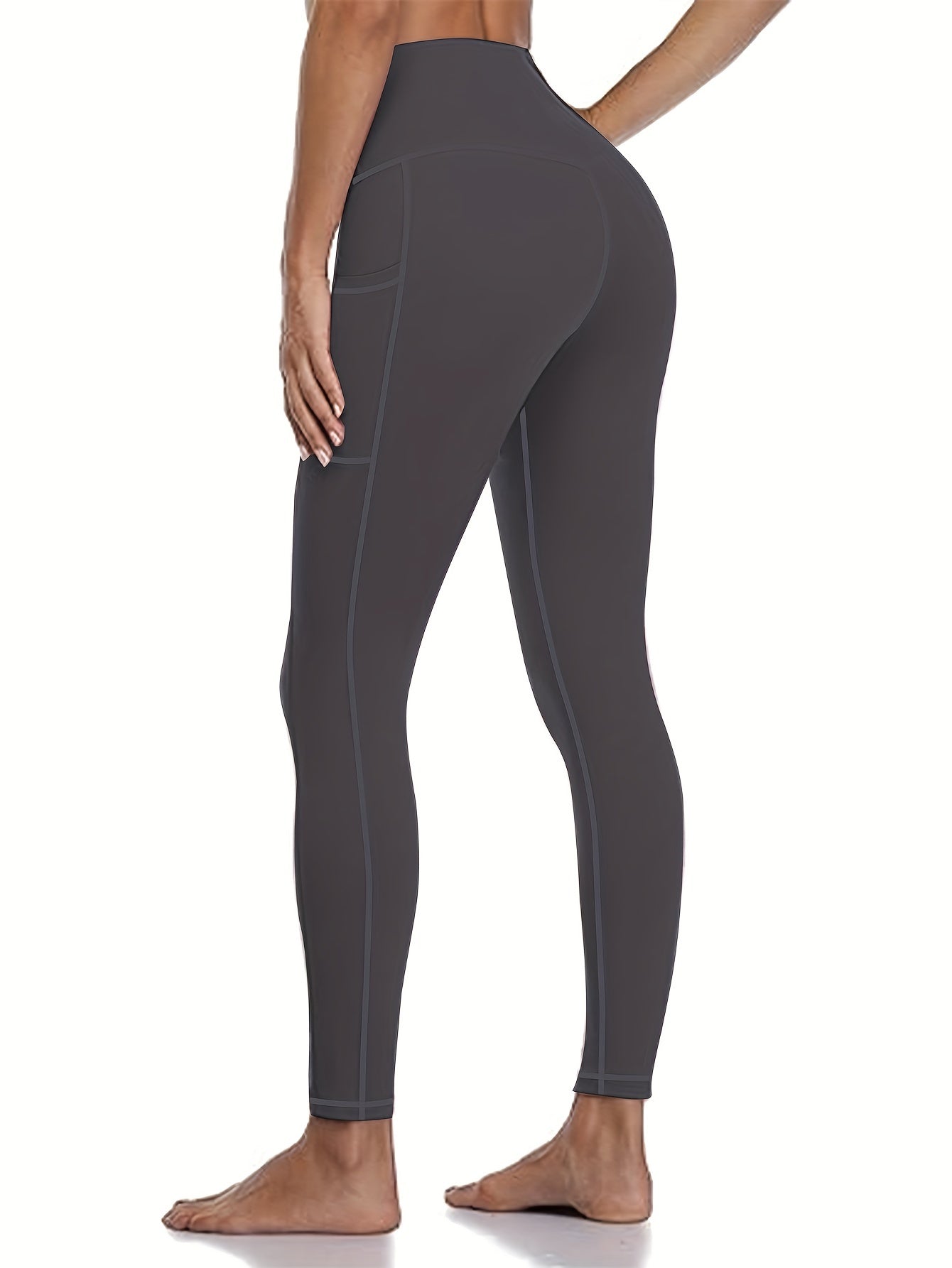 Ayollar uchun sport yoga shimlari yuqori belli kompressiya taytki tez quriydigan