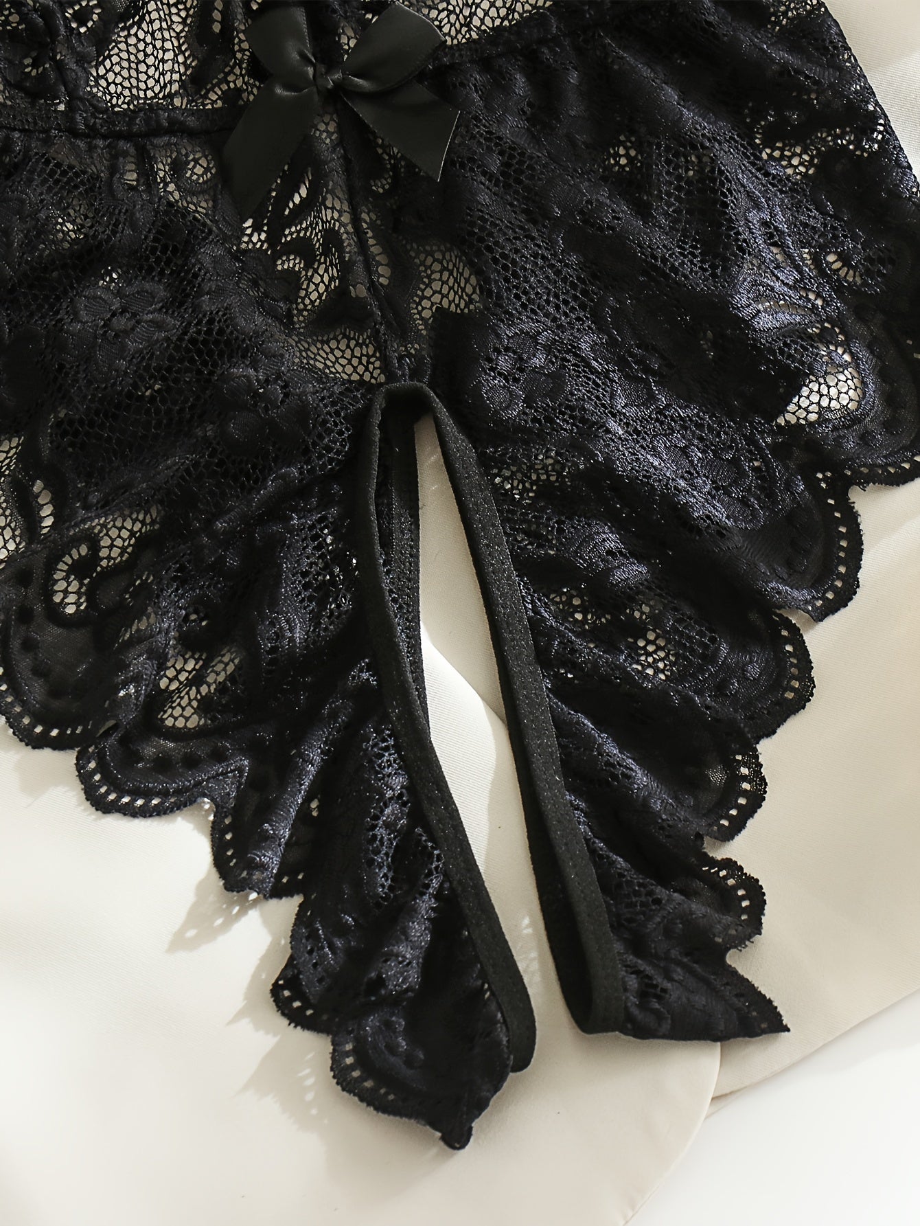 Women's Backless Bodysuit Without Lingerie or Underpants