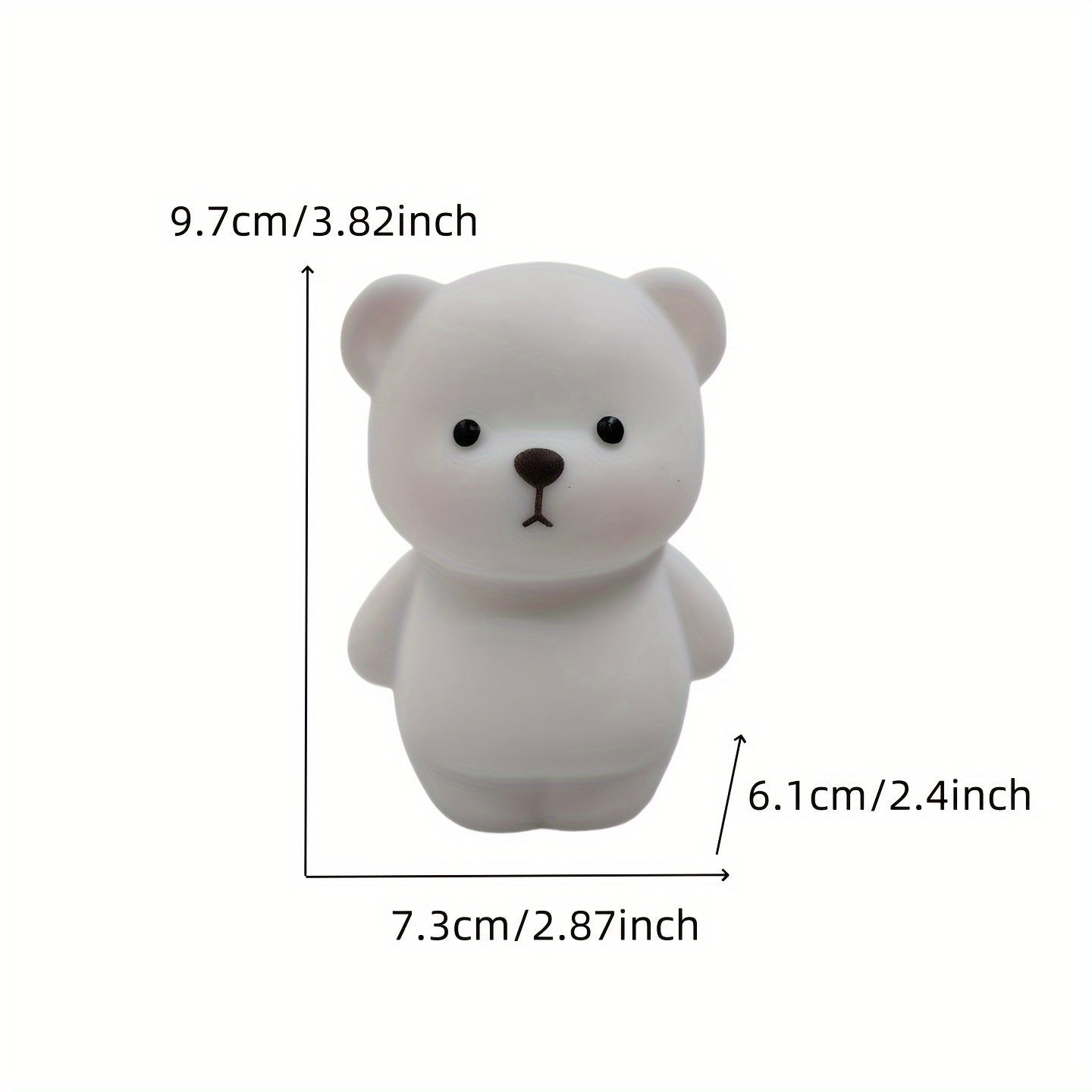 Белый медведь светодиодное украшение для Хэллоуина и Рождества, идеально подходит для внутренних помещений, таких как гостиные и спальни. Отличный подарок для друзей и семьи.