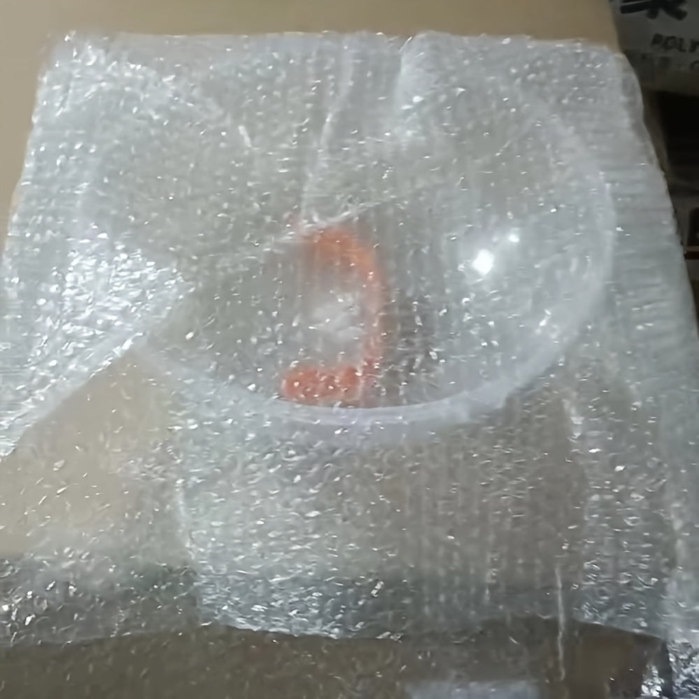 1 dona Mikrotolqinli pech Splash-Proof Cover - Mikrotolqinli pechda xavfsiz pishirish va isitish uchun oq tutqichli shaffof shisha qopqoq. Bardoshli va xavfsiz.