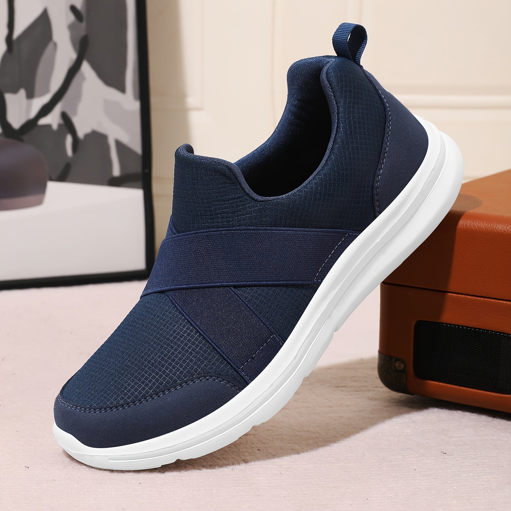 Women’s Mesh Slip-On Casual Sneakers Breathable Comfort Low-Top