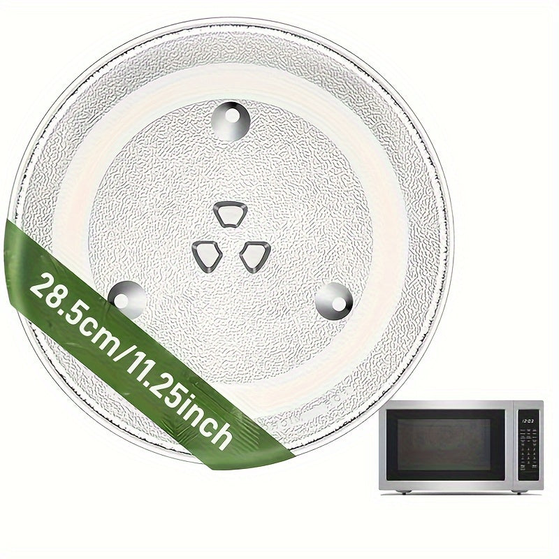 Microwave Turntable Tray Glass Plate 28.6cm Compatible with LG GE Hotpoint Panasonic Kenmore