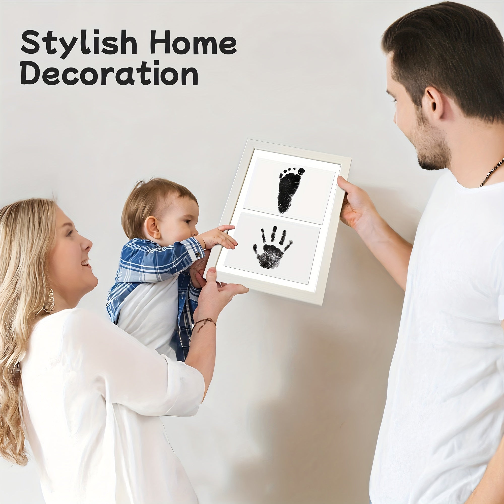 Baby Handprint Kit Non-Toxic Silicone Memory Keepsake for Milestones