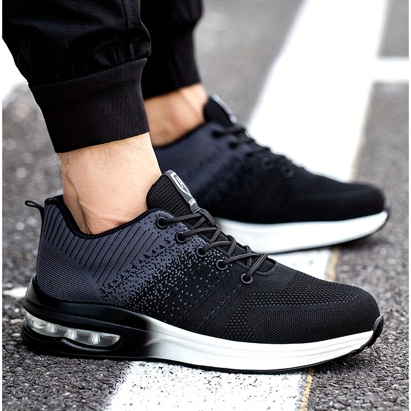 Women's Steel Toe Safety Shoes Puncture-Resistant Work Sneakers Breathable Mesh