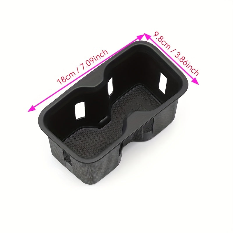 Center Console Cup Holder for Pickup Truck TPE Water Bottle Storage Shockproof Sleeve