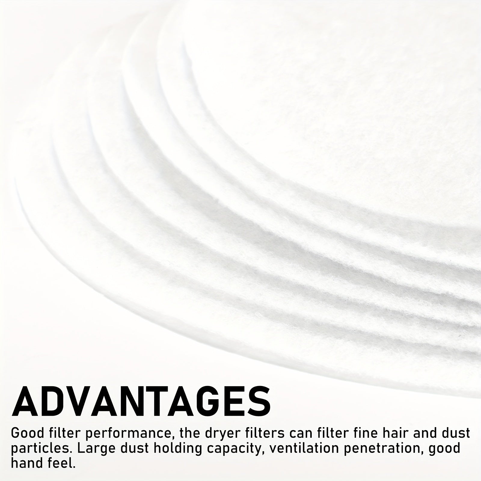 12 Pack Dryer Exhaust Filters Cloth Lint Replacement Universal