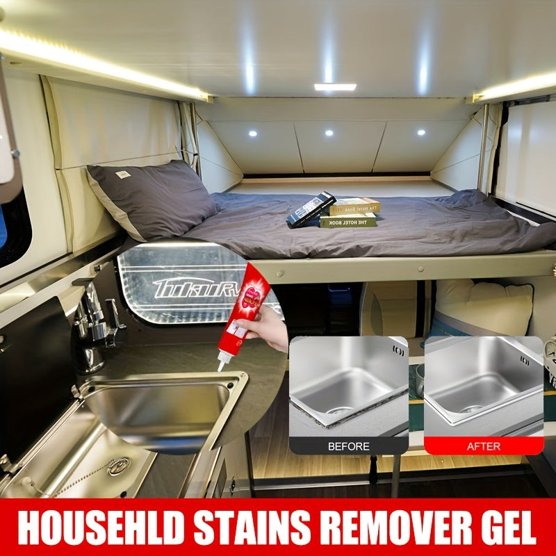 Qattiq ish uchun tozalash geligi, dog'lar va g'isht uchun - shaffof, uzoq davom etadigan, oson foydalanish