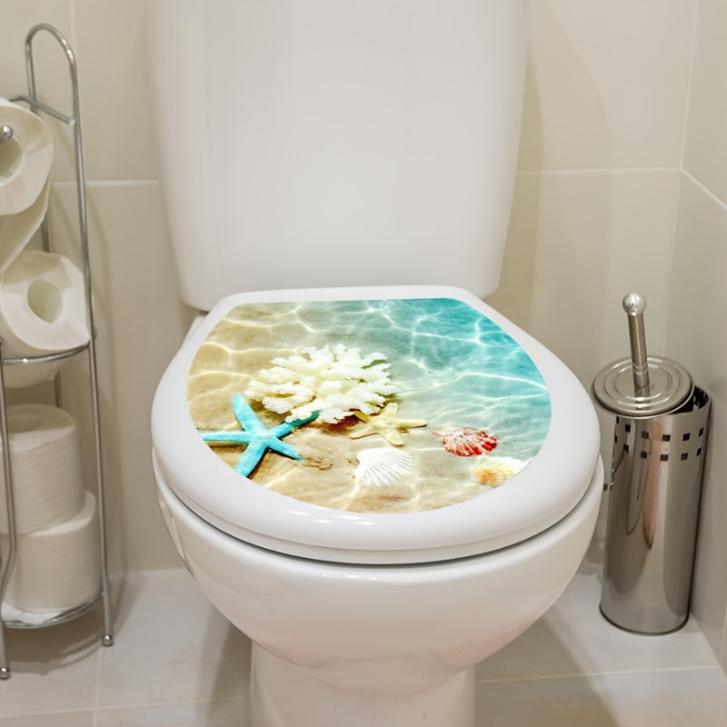 Hazilomali hojatxona qopqog'i dekali, hojatxona ta'miri va uy aksessuarlar uchun olib tashlanadigan o'z-o'zidan yopishqoq stiker. Estetik xona dekoratsiyasi uchun mukammal.