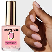 Pink Natural Nail Strengthener Alcohol-Free Keratin Long-Lasting