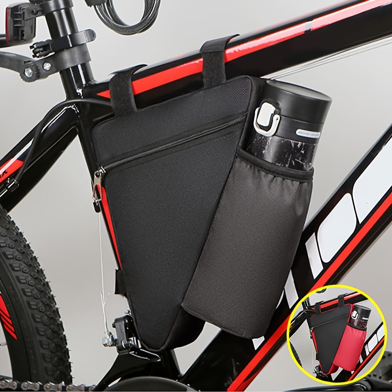 Bike Mountain Bike Frame Bag Weatherresistant Cycling Storage Organizer