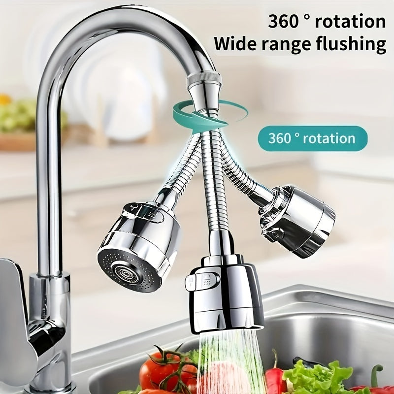 Universal 360° Rotating Faucet Splash-Proof Head Kitchen Shower Water Extender