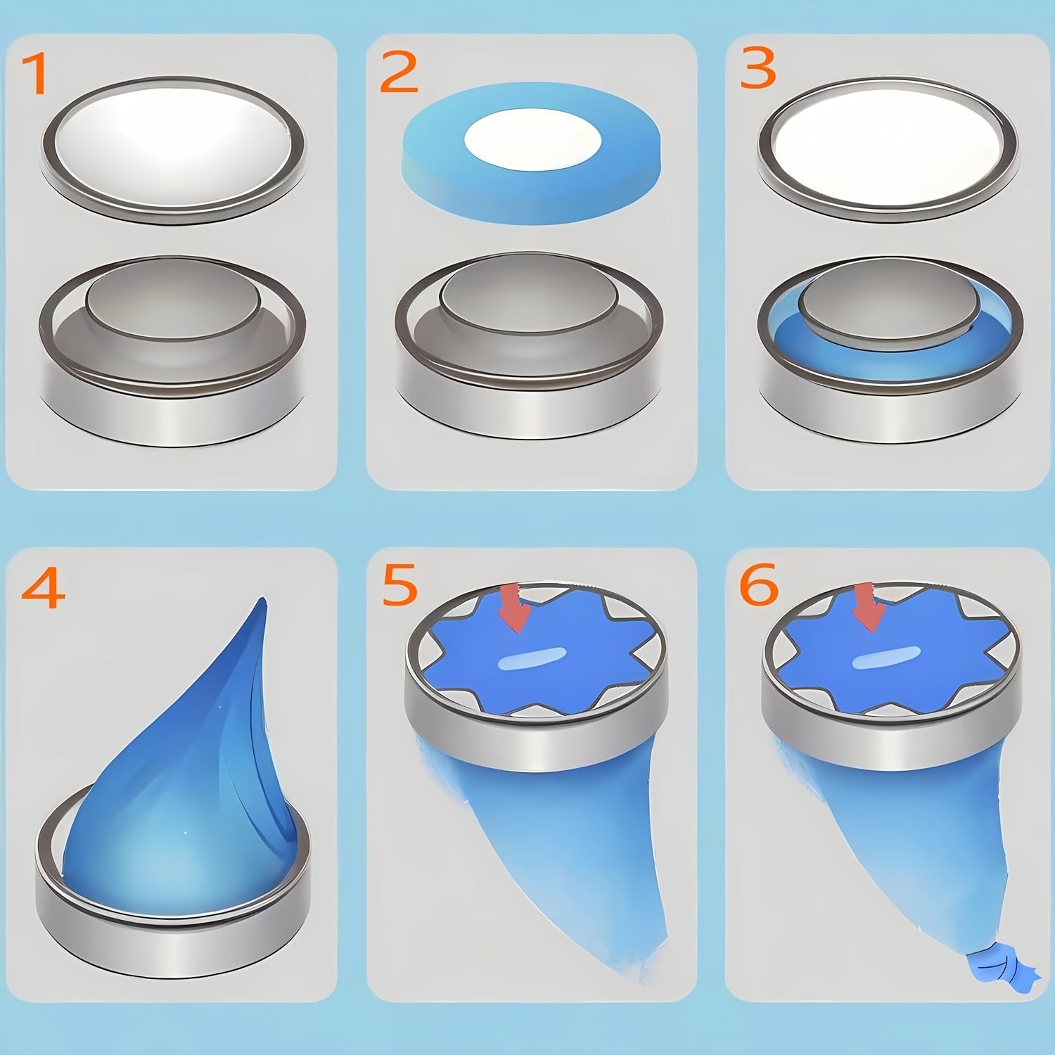 High Capacity Diaper Pail Refill Pack with 8 Meters Compatible with Cartridges for Sangene Tec Twist and Click 3/6/9 Refills