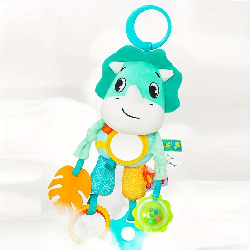 Kichkina bolalar uchun mo'ljallangan yumshoq o'yinchoqlar, yorqin osma shovqinli o'yinchoqlar, tishlagichlar 0-3 oy