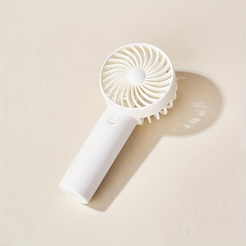 Mini Portable Fan Rechargeable USB Handheld Quiet Safe for Outdoor Office Travel