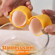 Egg Separator Plastic for Quick Egg Yolk Splitting and Peeling Kitchen Baking Tool