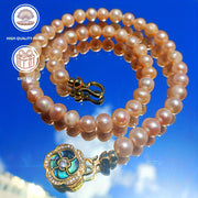 Pearl and Shell Flower Necklace for Women Elegant Jewelry for Celebrations