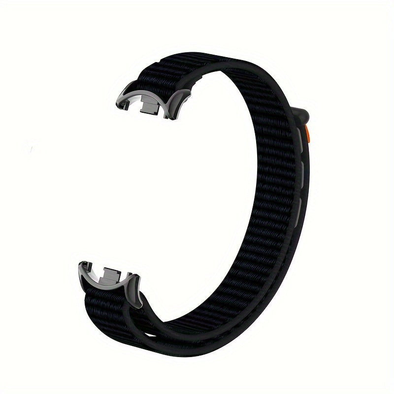 Nylon Loop Strap for Smartwatch Compatible with Mi Band 8 9 9 NFC Polyamide Water-Resistant Not Water Resistant