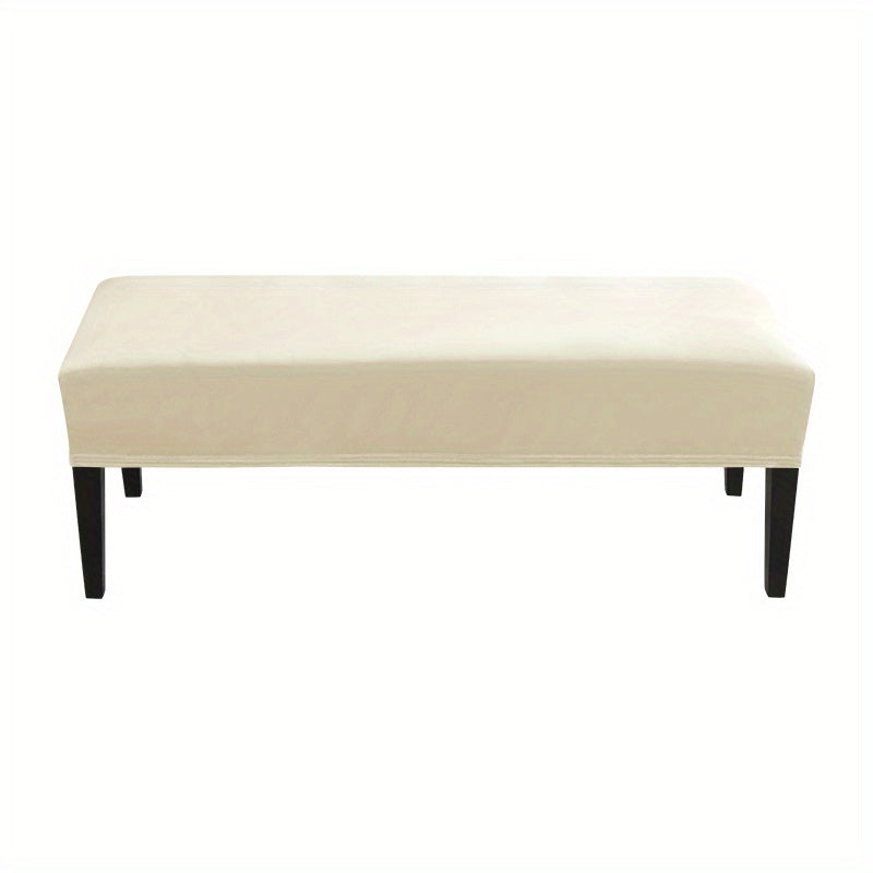 Washable Removable Stretch Bench Cover for Spills and Stains Protection