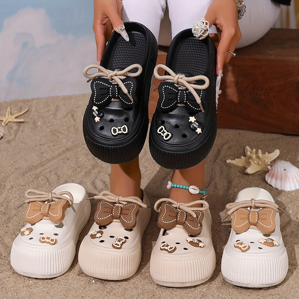 Women's Beach Sandals Mules Summer Slippers  Comfortable Durable Stylish