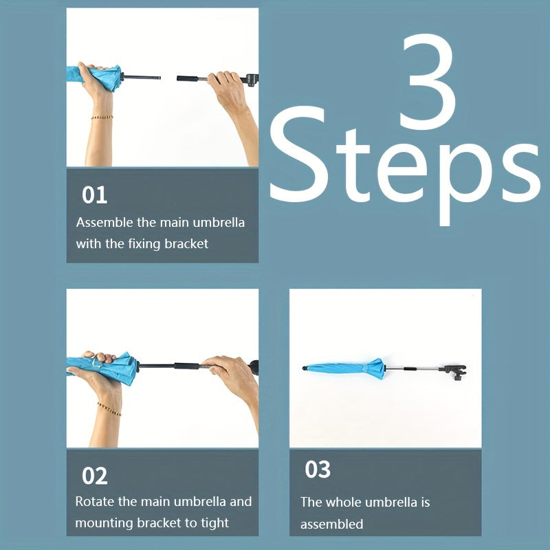 Summer Stroller Sunshade Umbrella with Sunscreen and UV Protection for Outdoor Use