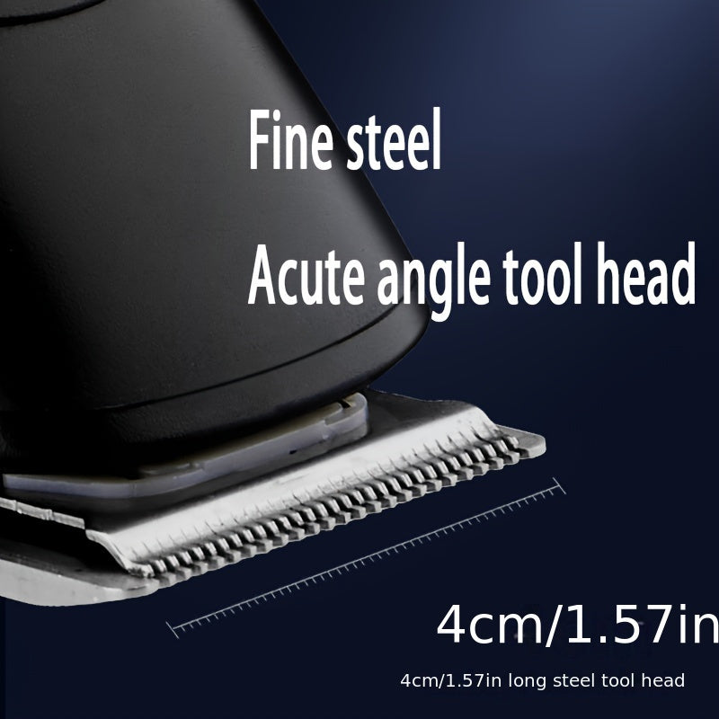 Electric Razor for Men with Precision Head USB Rechargeable Long-Lasting Battery