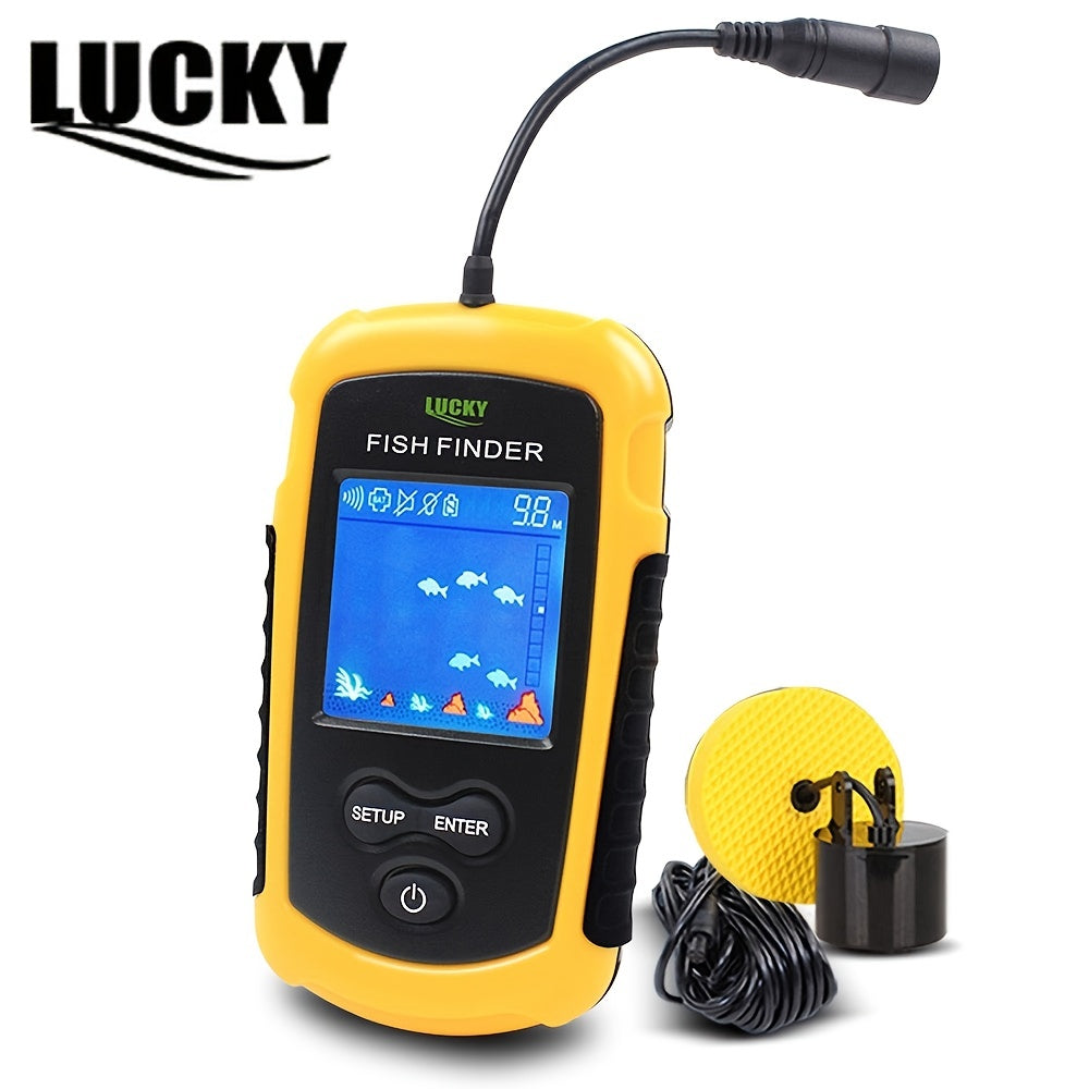 Wired Fish Finder with LCD Display Portable Depth Sensor for Outdoor Fishing