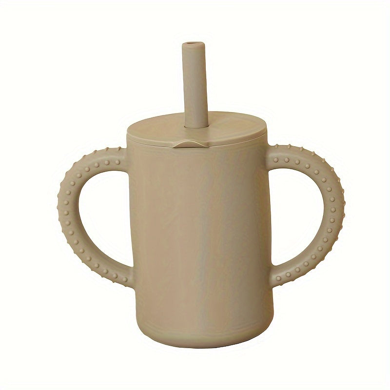Taza de bebé con boquilla de silicona para niños pequeños, sin BPA, a prueba de fugas, duradera, de 0 a 3 años