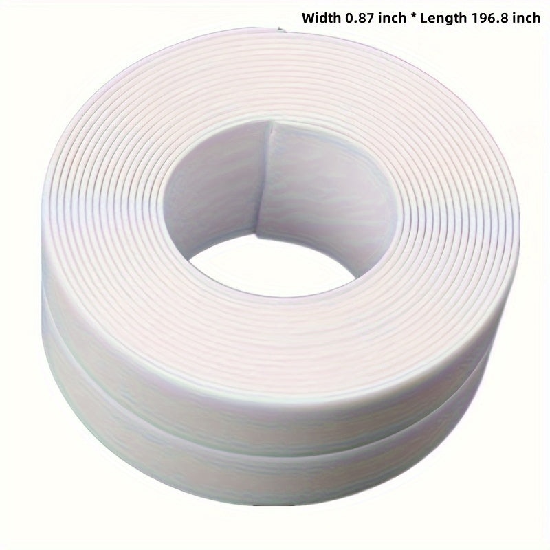 White Waterproof Caulk Tape for Bathroom and Toilet Self-Adhesive Sealant Strip for Bathtub Sink Wall Edges