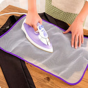 High-Temperature Resistant Ironing Mesh Pad with Zipper and Button Protection 60x40cm