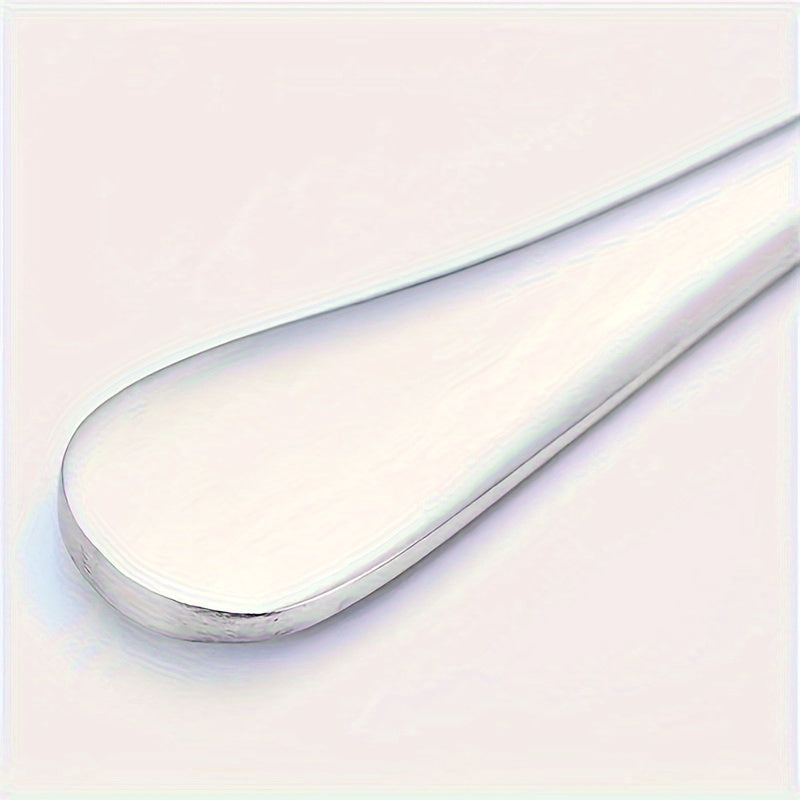 Stainless Steel Long Handle Spoon Set 8 Pieces for Tea Coffee Ice Cream Dishwasher Safe Kitchen Accessory