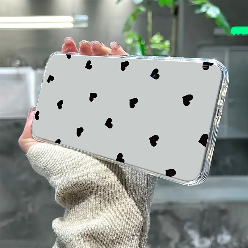 Full-Screen Black Star Pattern TPU Phone Case for Samsung Galaxy A and S Series