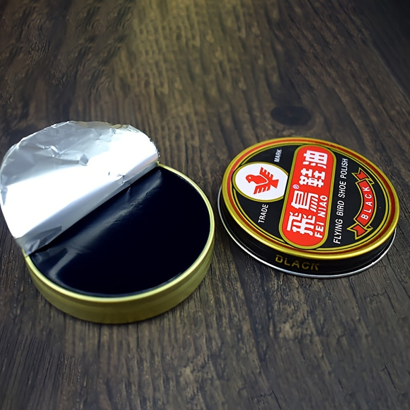 Black Shoe Repair Kit Synthetic Shoe Polish for Brightening and Maintenance