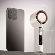 Mini Handheld Fan with Adjustable Speeds, USB Charging, Aromatherapy, LED Display