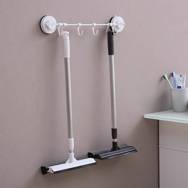 Mustahkam plastik materialdan tayyorlangan ikki tomonlama deraza tozalash vositasi, cho'ziladigan va polni silash va avtomobil derazalarini tozalash uchun ishlatilishi mumkin. Yashash xonalari, hammomlar, shisha va pollarni tozalash uchun mukammal.