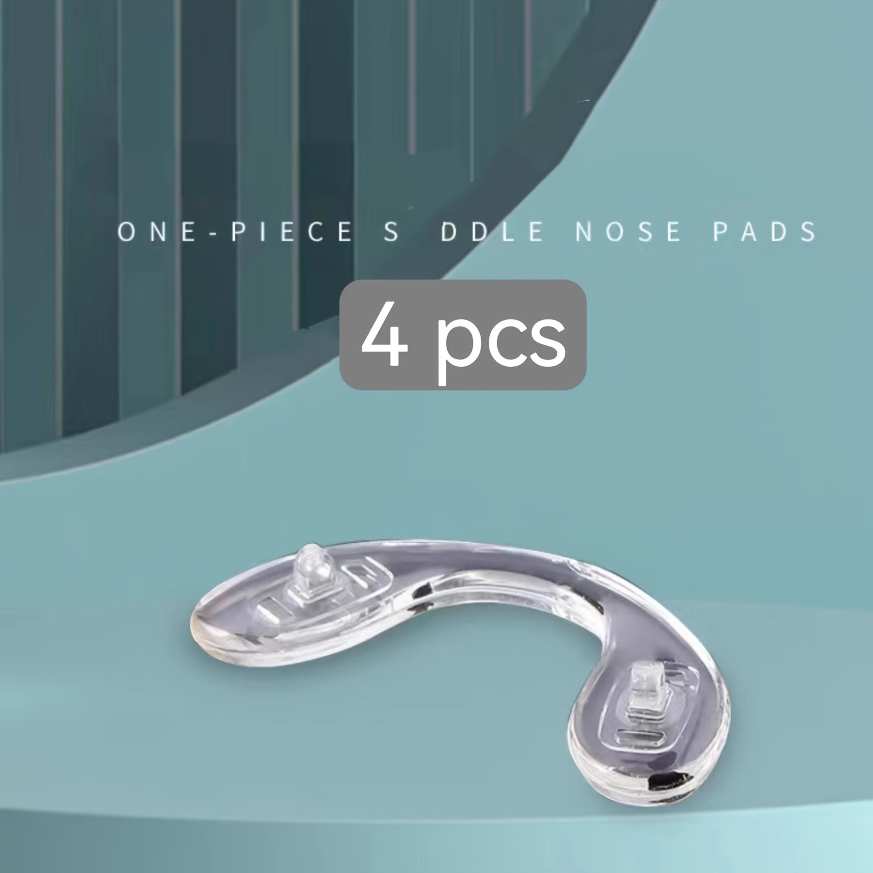 Set of 4 Silicone Nose Pads for Glasses Anti-Slip Replacement Eyewear Accessories