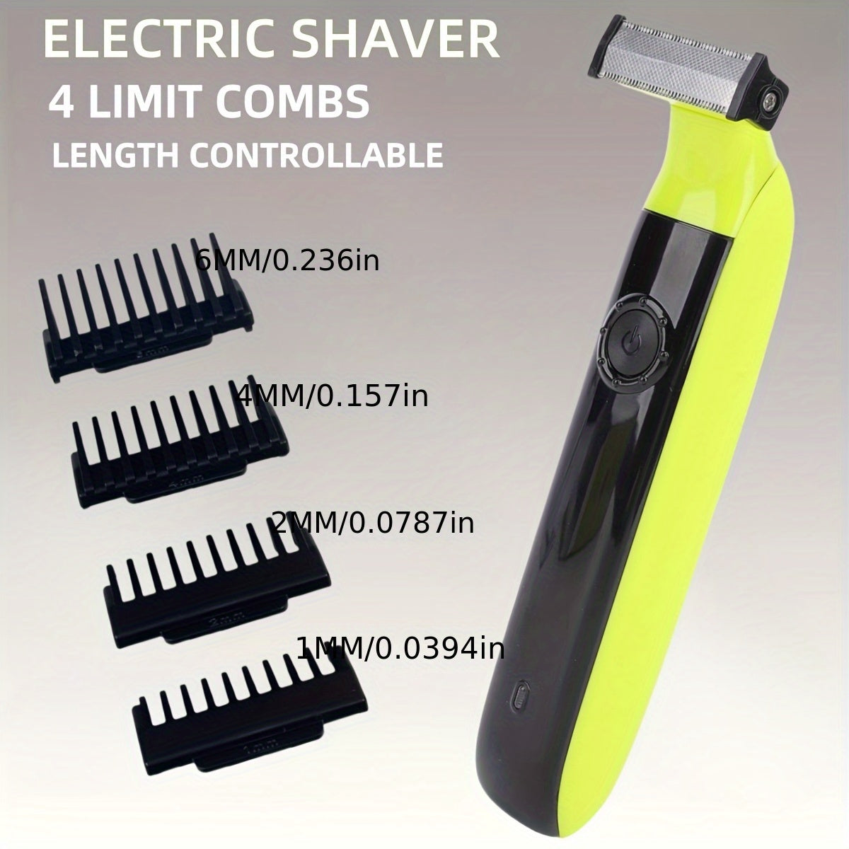 Мужская портативная перезаряжаемая электробритва для подарка