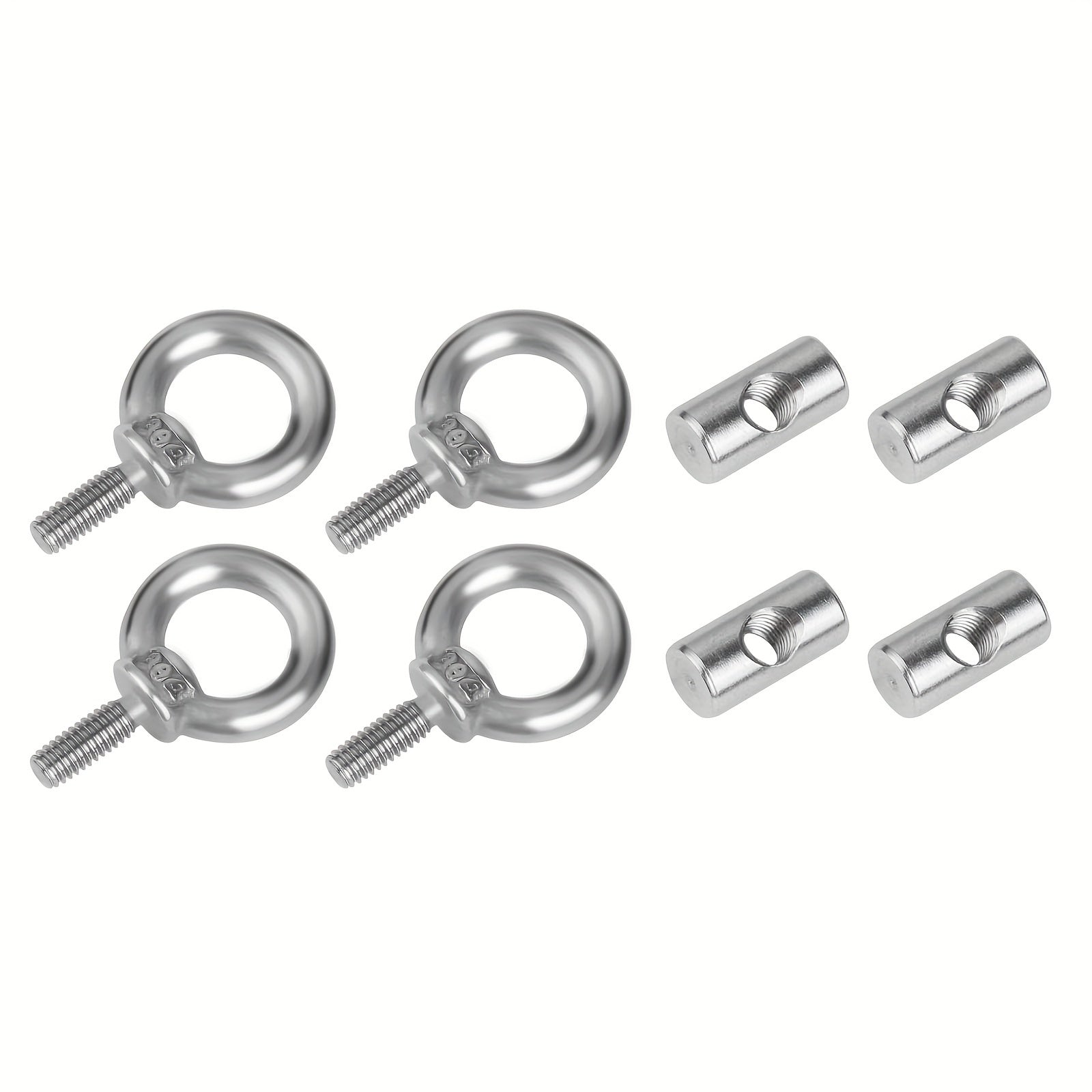 Stainless Steel Awning Rail Stoppers Set for RV Campervan Caravan Motorhome