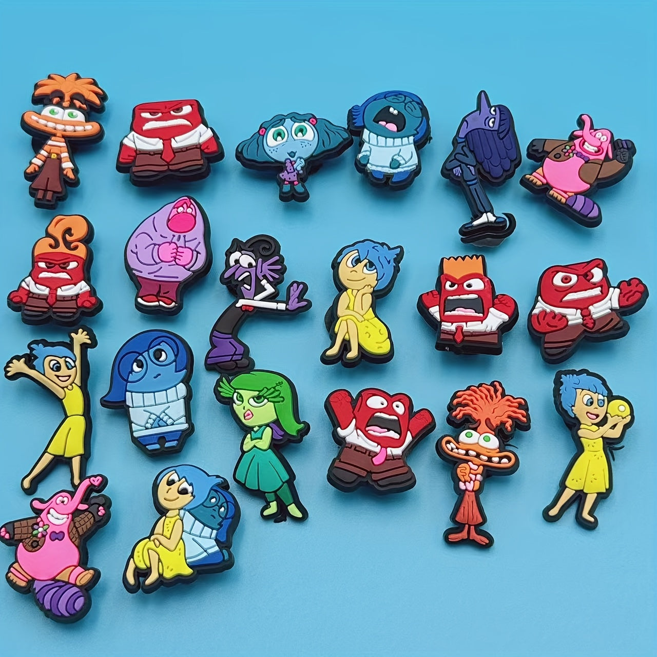 Kids PVC Shoe Charms Set, Colorful Cartoon Accessories for Sneakers